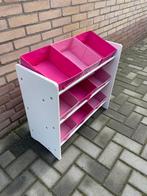 Leuk roze boekenrek/speelgoedrek, Minder dan 90 cm, Kast, Ophalen of Verzenden, Minder dan 50 cm