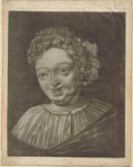 Paul van Somer mezzotint "Portret Vrouw met Aura", Antiek en Kunst, Kunst | Etsen en Gravures, Ophalen