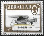 Gibraltar 1987 mi.529 wapens GESCHUT, Postzegels en Munten, Postzegels | Europa | Overig, Overige landen, Verzenden, Gestempeld