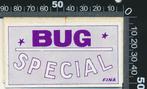 Sticker: Fina - Bug Special, Ophalen of Verzenden, Zo goed als nieuw, Auto of Motor