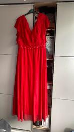 Rood galajurk, Kleding | Dames, Gelegenheidskleding, Galajurk, Maat 46/48 (XL) of groter, Ophalen of Verzenden, Zo goed als nieuw