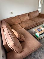 Vintage Bruine Hoekbank / Brown Couch - Ruim en Comfortabel, Ophalen, Gebruikt, Hoekbank, 300 cm of meer