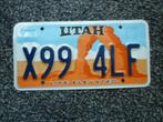 Kentekenplaat licenseplate Utah Arches USA, Verzenden, Gebruikt, Auto's