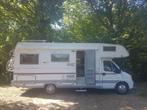 Grote Gezellige Gezinscamper, uniek met 2x vaste bedden!, Caravans en Kamperen, Campers, Afzuigkap, Alkoof, Luifel, Fiat