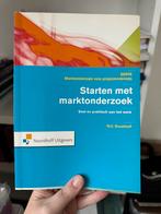 Studieboek Starten met Marktonderzoek, Ophalen of Verzenden, Zo goed als nieuw, Economie en Marketing