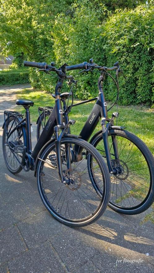 Qwic heren en dames elektrische fiets., Fietsen en Brommers, Elektrische fietsen, Zo goed als nieuw, Overige merken, 55 tot 59 cm