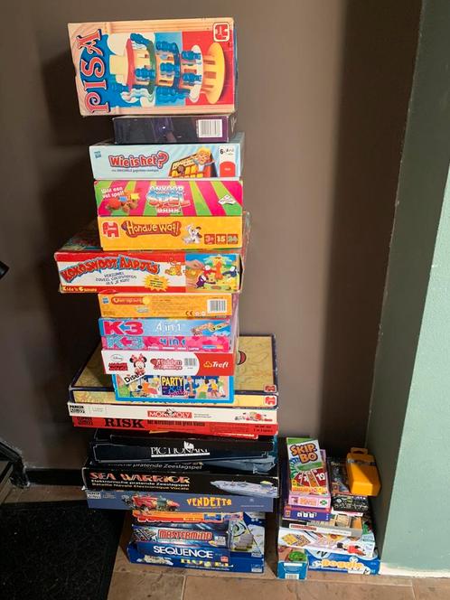 Bordspellen gezelschapsspellen MAG SNEL WEG, Cd's en Dvd's, VHS | Kinderen en Jeugd, Zo goed als nieuw, Alle leeftijden, Ophalen