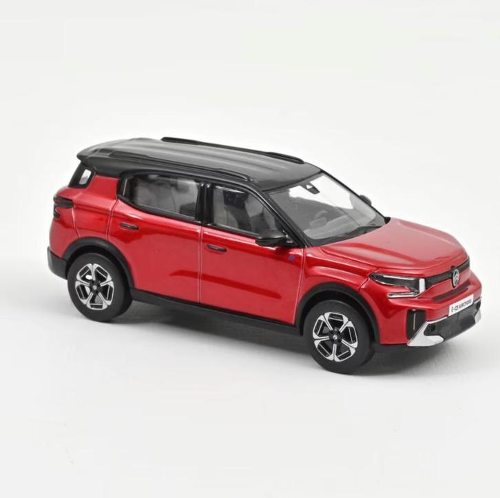 Citroen C3 Aircross 2025 Rood & Zwart 1:43 NOREV ref 1553421, Hobby en Vrije tijd, Modelauto's | 1:43, Nieuw, Auto, Norev, Verzenden