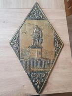 Koperen plaat latoen Vlissingen standbeeld Michiel de Ruyter, Ophalen, Koper