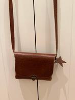 Leren schoudertas dames, Ophalen of Verzenden, Zo goed als nieuw, Bruin, Schoudertasje