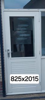 Hardhouten achterdeur 825 x 2015, Doe-het-zelf en Verbouw, Deuren en Horren, Ophalen, Gebruikt, 80 tot 100 cm, Buitendeur