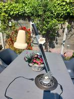 bureaulamp zelfgemaakt uniek, Ophalen of Verzenden, Gebruikt, Metaal, Minder dan 50 cm