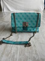 guess handtas blauw turquoise, Ophalen of Verzenden, Zo goed als nieuw, Blauw, Handtas