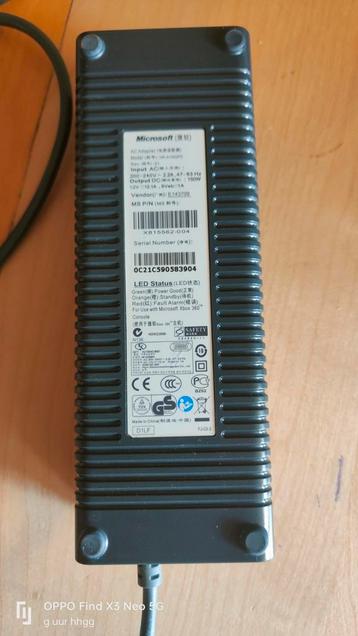 Xbox 360 voeding model: HP-A1502P2 beschikbaar voor biedingen
