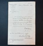 Bewijs loonsverhoging aantekenaar-weger SS (1902), Verzamelen, Spoorwegen en Tramwegen, Ophalen of Verzenden, Gebruikt, Trein