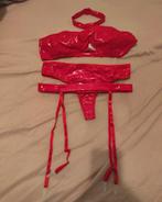 Latex setje nieuw, Kleding | Dames, Verzenden, Zwart, Setje