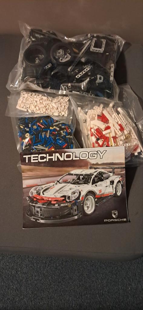 Technology 42096 Porsche 911 RSR, Hobby en Vrije tijd, Modelbouw | Auto's en Voertuigen, Zo goed als nieuw, Auto, Groter dan 1:32