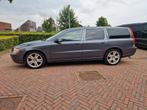 Volvo V70 2.4 D5 185pk automaat 2008 Grijs Youngtimer, Automaat, Beige, Leder en Stof, Elektrische buitenspiegels