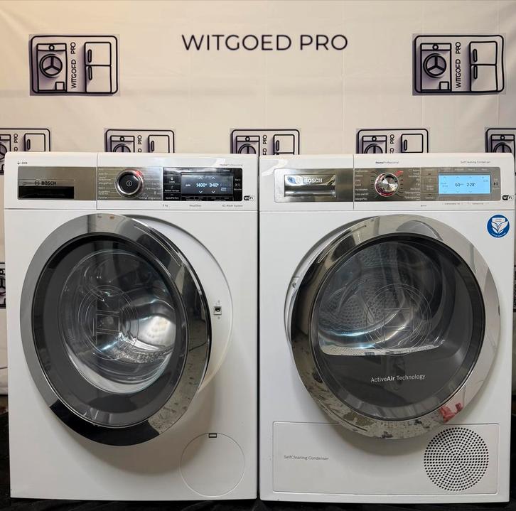 Bosch HomeProfessional Serie 8 Wasmachine & Droger A+++ 9Kg!, Witgoed en Apparatuur, Wasmachines, Gebruikt, 8 tot 10 kg, 85 tot 90 cm