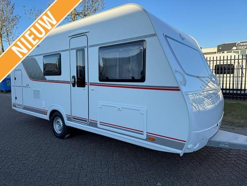 Bürstner Premio 495 TK met stapelbedden! **Superstu, Caravans en Kamperen, Caravans, tot en met 5, Treinzit, Bürstner, Dwarsbed