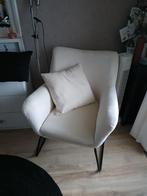 2 nieuwe witte fauteuils, Huis en Inrichting, Fauteuils, Ophalen, Nieuw, 75 tot 100 cm, 75 tot 100 cm