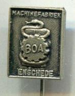 Machinefabriek BOA Enschede zilverkleurig speldje ( H_048a ), Verzamelen, Speldjes, Pins en Buttons, Verzenden, Nieuw, Transport