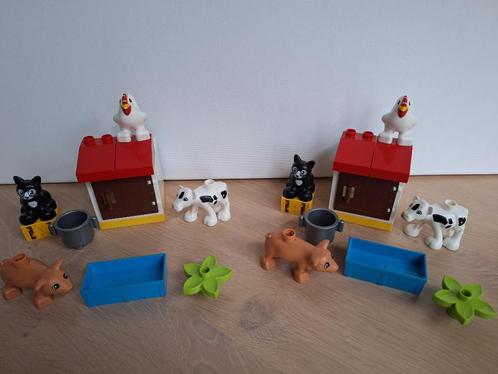 Duplo: 1 X 10870 Boerderij dieren, koe, varken, haan, hond, Kinderen en Baby's, Speelgoed | Duplo en Lego, Gebruikt, Duplo, Complete set
