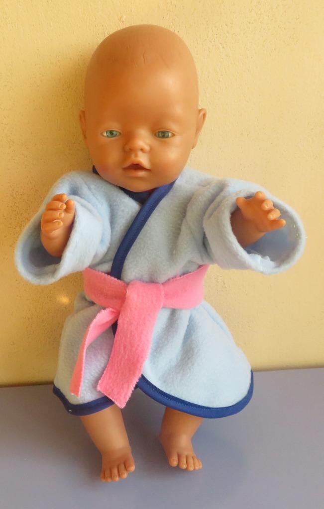Poppenkleertjes poppenkleding Baby pop 40-43c badjas 61, Kinderen en Baby's, Speelgoed | Poppen, Nieuw, Babypop, Ophalen of Verzenden