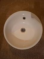 IKEA KATTEVIK Wastafel - Wit - Inclusief Sifon, Minder dan 50 cm, Gebruikt, Ophalen of Verzenden, Minder dan 25 cm