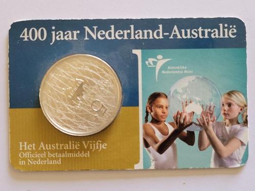 Zilveren munt - Het Australië vijfje E 5 euro munt, Postzegels en Munten, Munten | Nederland, Losse munt, Euro's, Koningin Beatrix