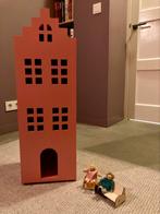 HEMA grachtenpand houten poppenhuis, Ophalen, Zo goed als nieuw, Poppenhuis