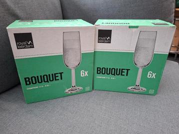 Royal Leerdam Champagneglazen - 2 Dozen (12 stuks) beschikbaar voor biedingen