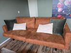 2,5 zit bank "collin" in cognac-kleur, Huis en Inrichting, Ophalen, Zo goed als nieuw, 75 tot 100 cm