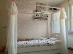 Hemelbed Amori met hartjes, Ophalen, 85 tot 100 cm, Gebruikt, Matras