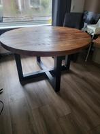 Mango Houten Ronde Eettafel - 130cm, Huis en Inrichting, Tafels | Eettafels, Gebruikt, Rond, Ophalen of Verzenden, Vier personen