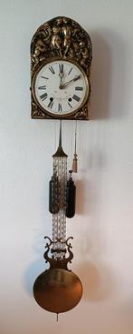 Frans Comtoises klok met harpslinger, Antiek en Kunst, Antiek | Klokken, Ophalen