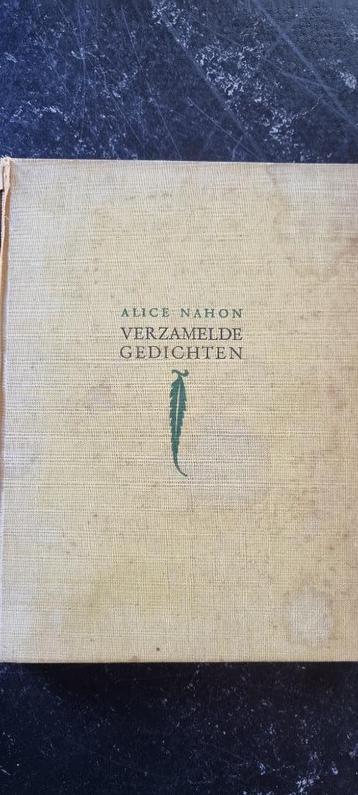 Verzamelde gedichten, Alice Nahon beschikbaar voor biedingen
