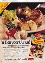 Retro reclame 1980 Maggi rijk gevulde vleesjus 'n 10, Overige typen, Ophalen of Verzenden