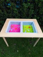 Sensorische speeltafel - GRATIS kinetisch zand, Ophalen, Zo goed als nieuw, Knutselen