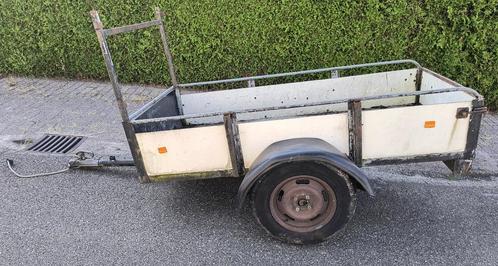 aanhanger   1 meter breed  en 2 meter lang, Auto diversen, Aanhangwagen-onderdelen, Gebruikt, Ophalen