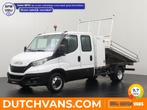 Iveco Daily 35C14 Dubbele Cabine Kipper | Toolbox | 3500Kg T, Auto's, Bestelauto's, Gebruikt, Elektrische buitenspiegels, Iveco