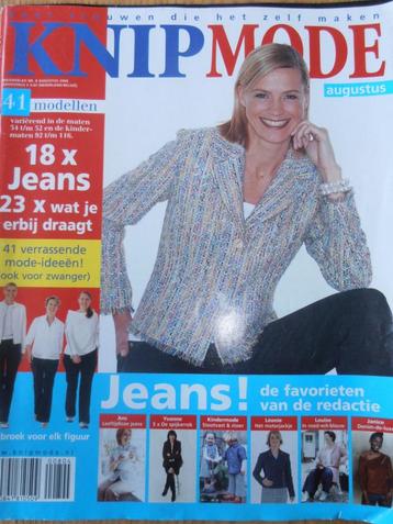 Knipmode augustus 2004 jeans, spijkerbroeken nummer beschikbaar voor biedingen