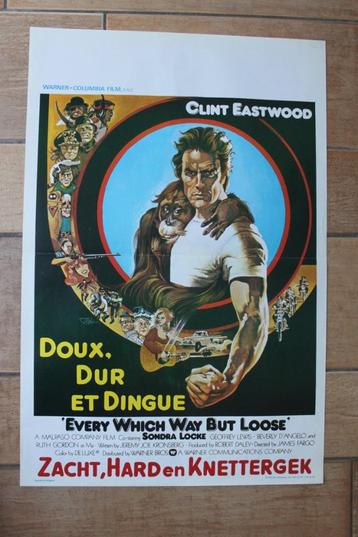filmaffiche Clint Eastwood Every Which Way But filmposter beschikbaar voor biedingen