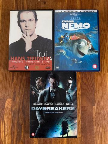 DVD Collectie: Hans Teeuwen, Nemo, Daybreakers beschikbaar voor biedingen