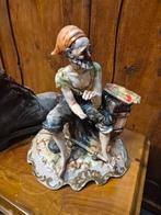 Oude man keramiek beeldje, Verzamelen, Ophalen of Verzenden, Gebruikt, Mens