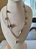 Prachtige antieke zilveren bedel ketting., Verzenden, Zilver, Ketting