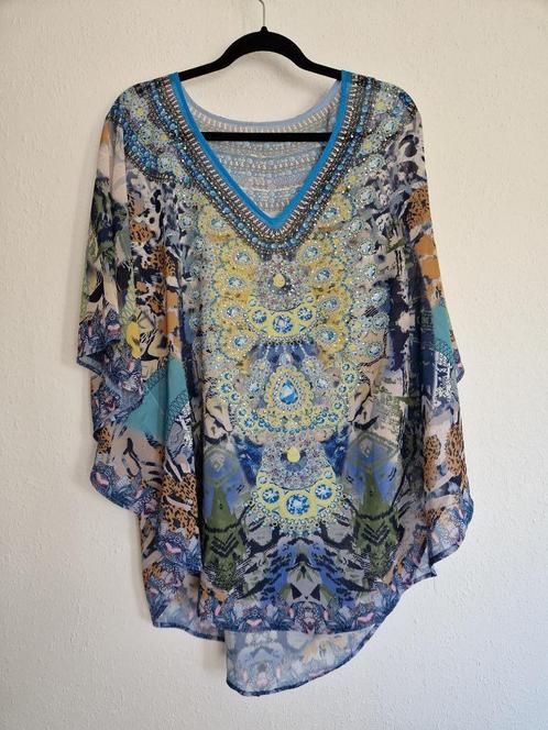 Kaftan. Maat AS. All over print., Kleding | Dames, Badmode en Zwemkleding, Zo goed als nieuw, Overige typen, Overige kleuren, Ophalen of Verzenden