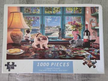 Legpuzzel katten - 1000 stukjes beschikbaar voor biedingen