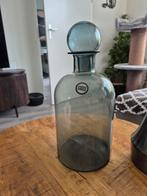 Karaf/ vaas By boo dio grijs, Ophalen, Gebruikt, Overige kleuren, Glas