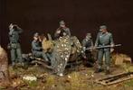 Resin 2 cm Flak 38 crew (1:35, 5 fig's), Ophalen of Verzenden, Zo goed als nieuw, 1:35 tot 1:50, Figuur of Figuren